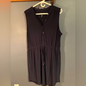 Love & Legend Sleeveless Button-Down Dress 1X
